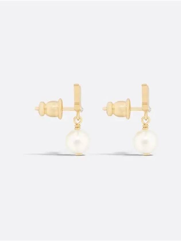 Revolution Resin Pearl Earrings Gold - DIOR - BALAAN 5