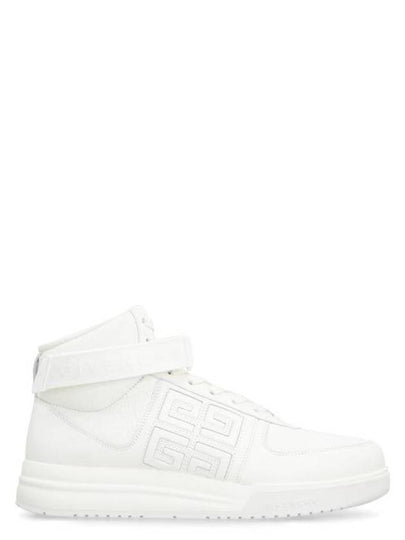 G4 Leather High Top Sneakers White - GIVENCHY - BALAAN 2