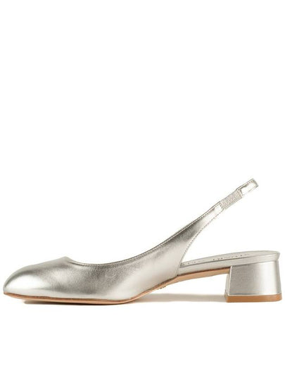 Stuart Weitzman Vivienne 35 Slingback Silver - STUART WEITZMAN - BALAAN 2