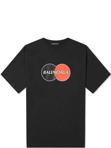 Uniform Logo Short Sleeve T-Shirt Black - BALENCIAGA - BALAAN 1