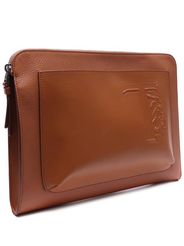 Men's T Monogram Clutch Bag - TOD'S - BALAAN 3