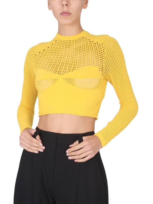 Crop Shirt BWHE019F22KNI0011800 B0040190688 - AMBUSH - BALAAN 4