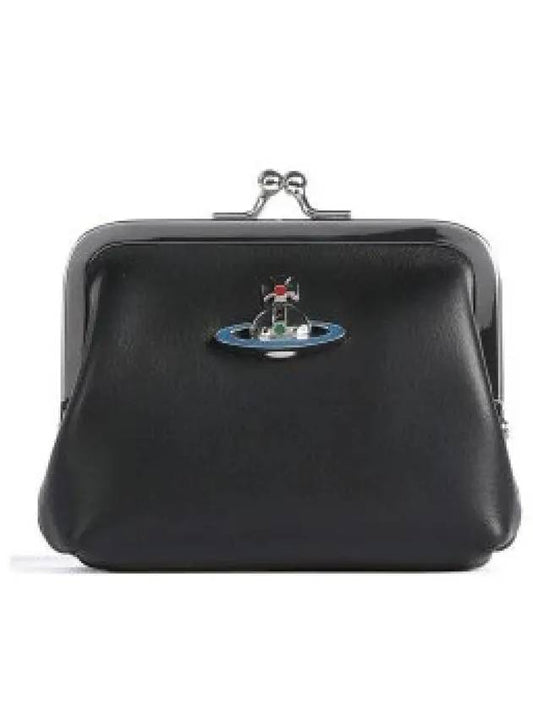 RFID Nappa Leather Coin Wallet Black - VIVIENNE WESTWOOD - BALAAN 2