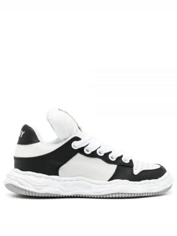 OG Sole Leather Low Top Sneakers Black - MIHARA YASUHIRO - BALAAN 1