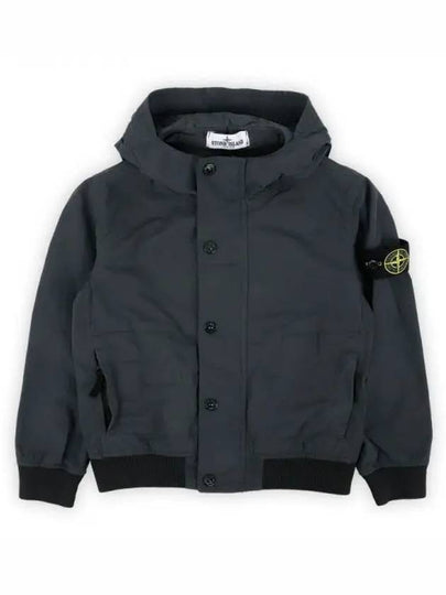 Wappen Patch Zip-Up Hoodie Dark Grey - STONE ISLAND - BALAAN 2