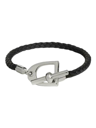 Etrier Bracelet Noir - HERMES - BALAAN 1