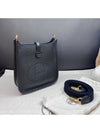 Evelyne 16 Clemence Gold Cross Bag Black - HERMES - BALAAN 2