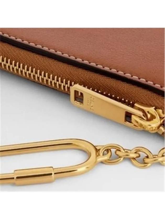 Triomphe Pouch Card Wallet Tan - CELINE - BALAAN 5