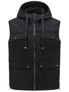 Official W RIBSTOP HOODY VEST BK - ANEWGOLF - BALAAN 1