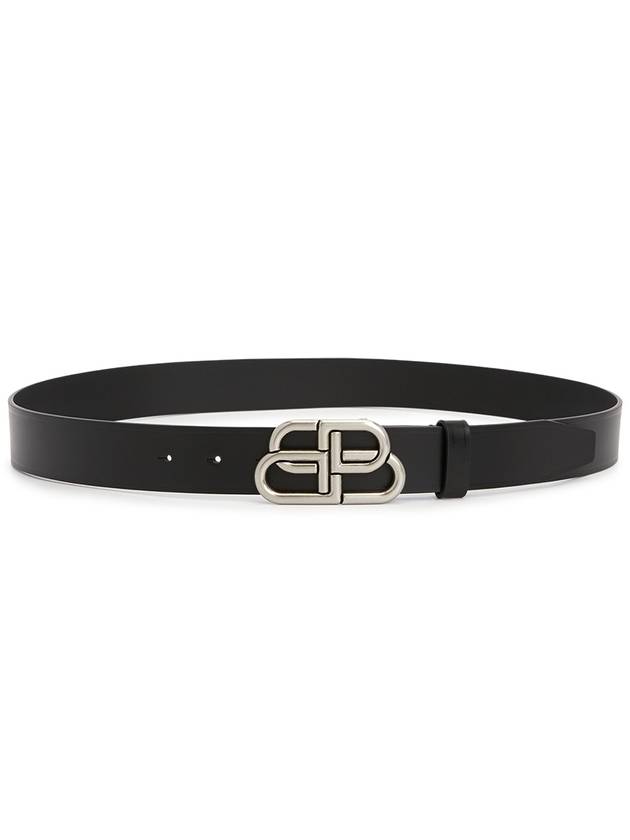 Men's BB Buckle Large Belt Black - BALENCIAGA - BALAAN 3