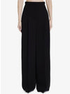 Lino Triacetate Wide Pants Black - MAX MARA - BALAAN 2