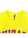 Chicago Graphic Printed Crew Neck Short Sleeve T-Shirt Yellow - IH NOM UH NIT - BALAAN 5