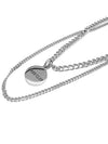 Chain Layered Daily Fashion Necklace Silver - BASSCLEF - BALAAN 6