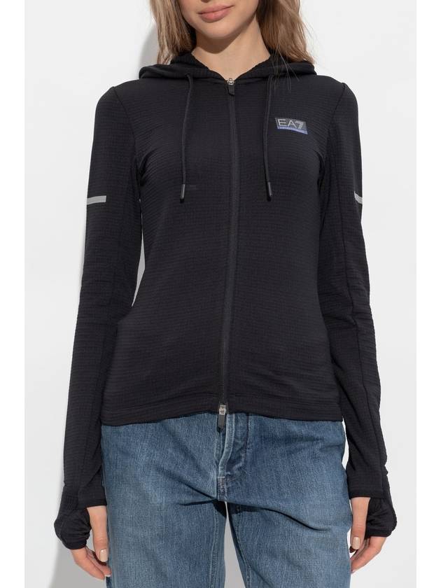 EA7 Emporio Armani Hoodie, Women's, Black - EMPORIO ARMANI - BALAAN 3