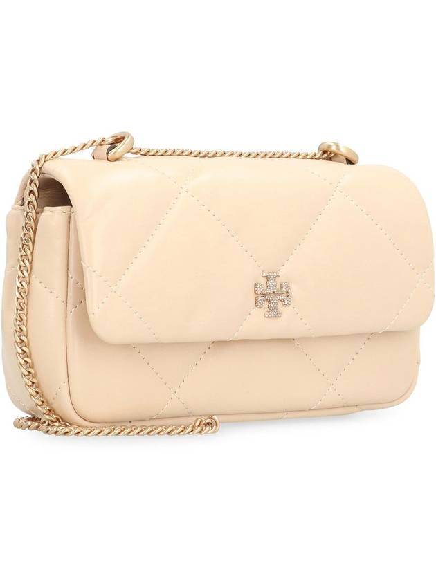 Tory Burch Kira Diamond Leather Mini Crossbody Bag - TORY BURCH - BALAAN 3