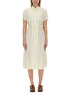 New Drew Midi Dress Cream White - A.P.C. - BALAAN 2