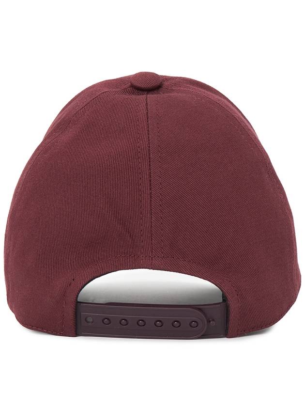 Courr ges 123ACT002CO0024 BURGUNDY Unisex Cap Hat - COURREGES - BALAAN 4