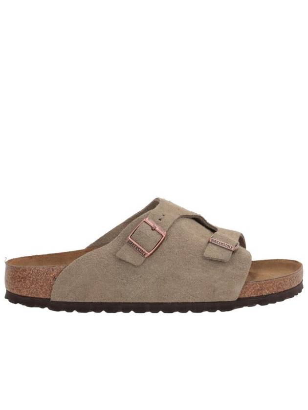 Zurich Suede Slippers Taupe - BIRKENSTOCK - BALAAN 6