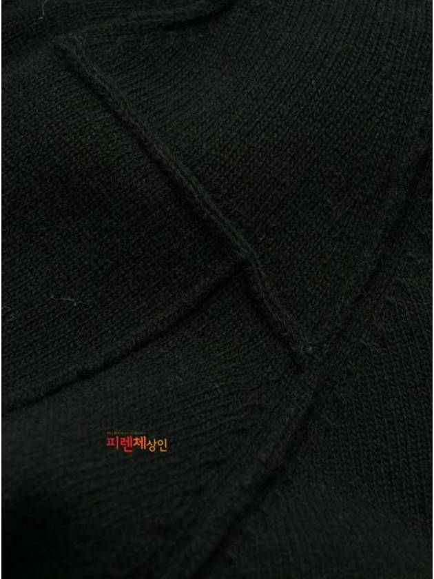 Men's Lens Wappen Knit Black - CP COMPANY - BALAAN.