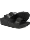 Women's Lulu Leather Slippers Black - FITFLOP - BALAAN 3