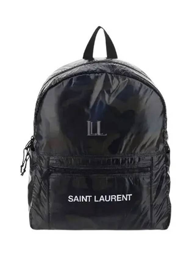 Logo Nuxx Nylon Backpack Camo - SAINT LAURENT - BALAAN 2