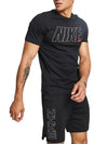 Dri-Fit Graphic Training Short Sleeve T-Shirt Black - NIKE - BALAAN 2