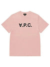 Standard Grand VPC Short Sleeve T-Shirt Pink - A.P.C. - BALAAN 2