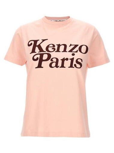 Short Sleeve T-Shirt FE52TS1184SO34 Pink - KENZO - BALAAN 1