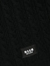 Kids Wool Blend Cable Knit Scarf - MSGM - BALAAN 5