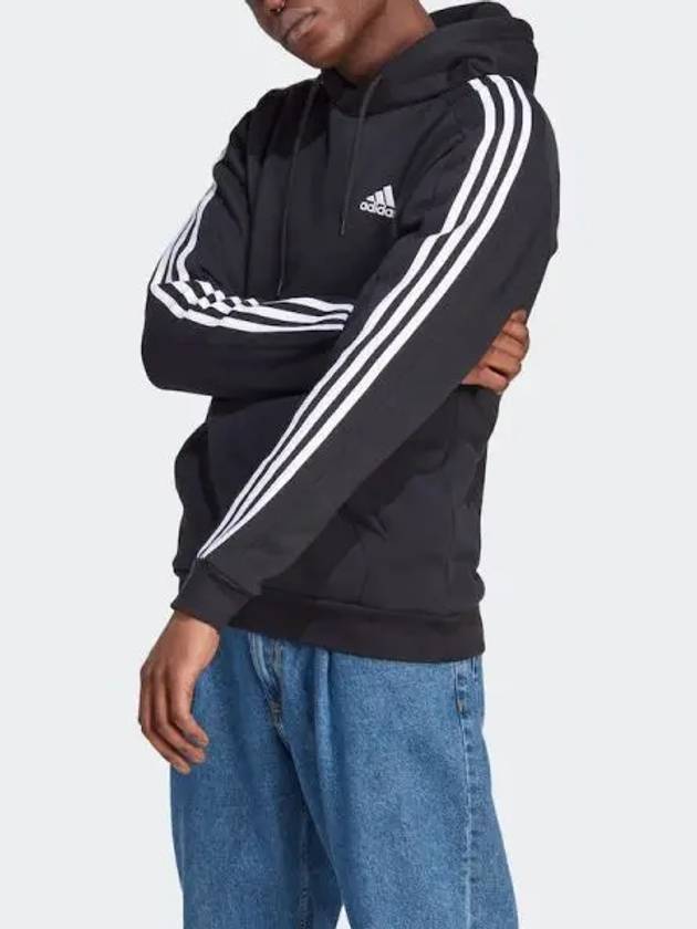 Essentials Fleece 3S Hoodie Black - ADIDAS - BALAAN 2