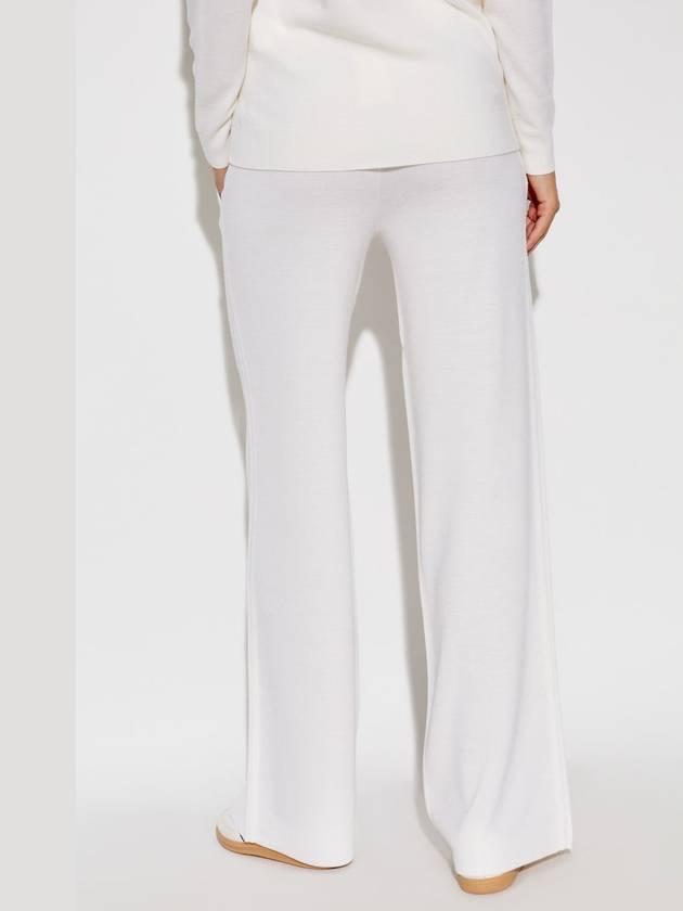 Max Mara Wool Trousers, Women's, White - MAX MARA - BALAAN 4