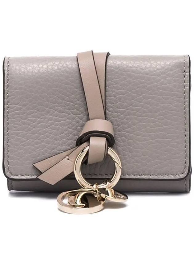 Alphabet Small Half Wallet Grey - CHLOE - BALAAN 2