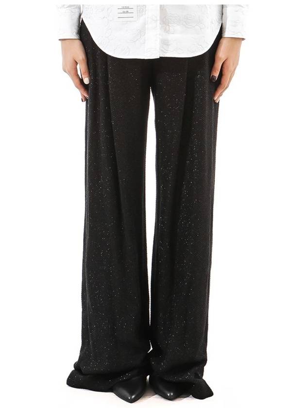 Women's Kafir Wide Pants Black - MAX MARA - BALAAN 2