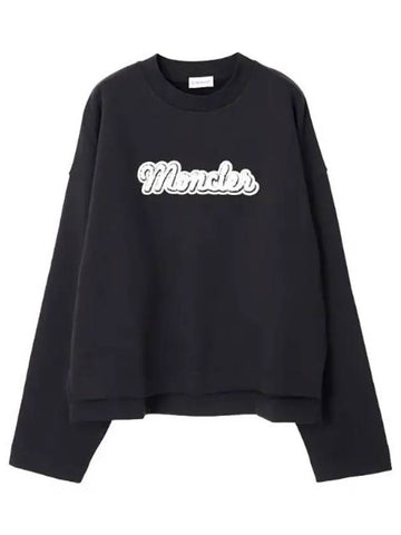 Logo Cotton Sweatshirt Women - MONCLER - BALAAN 1