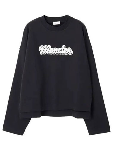 Logo Cotton Sweatshirt Women - MONCLER - BALAAN 1