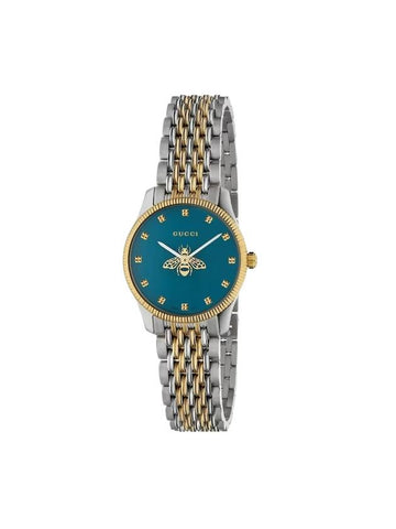 Women's G Timeless Metal Watch 29MM Steel Gold - GUCCI - BALAAN 1