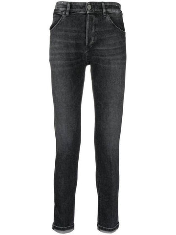 Men's Slim Fit Jeans Dark Grey - PT TORINO - BALAAN 1