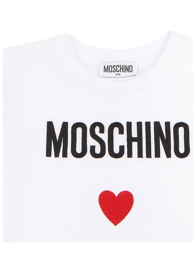 Kids short sleeve t shirt HOM04K LAA22 10101 Adults can wear - MOSCHINO - BALAAN 3