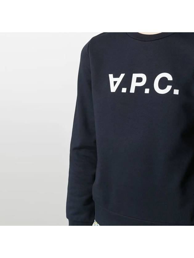 VPC Logo Sweatshirt Navy - A.P.C. - BALAAN 4