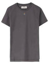 ORB Logo Cotton Short Sleeve T-Shirt Grey - VIVIENNE WESTWOOD - BALAAN 2