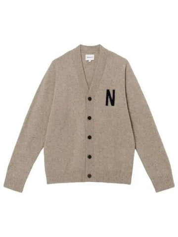 Casper Donegal Cardigan Utility Khaki - NORSE PROJECTS - BALAAN 1