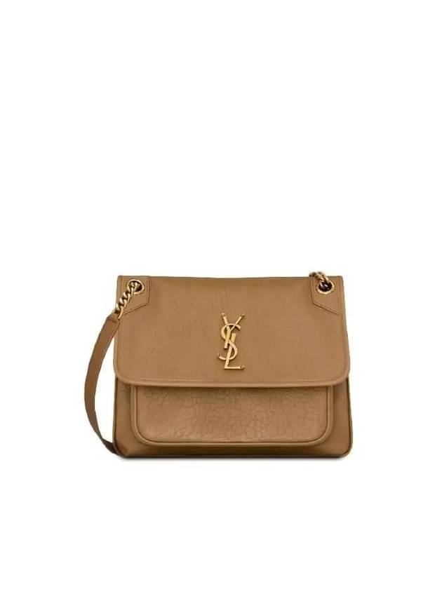 Nikki Medium Chain Shoulder Bag Brown - SAINT LAURENT - BALAAN 2