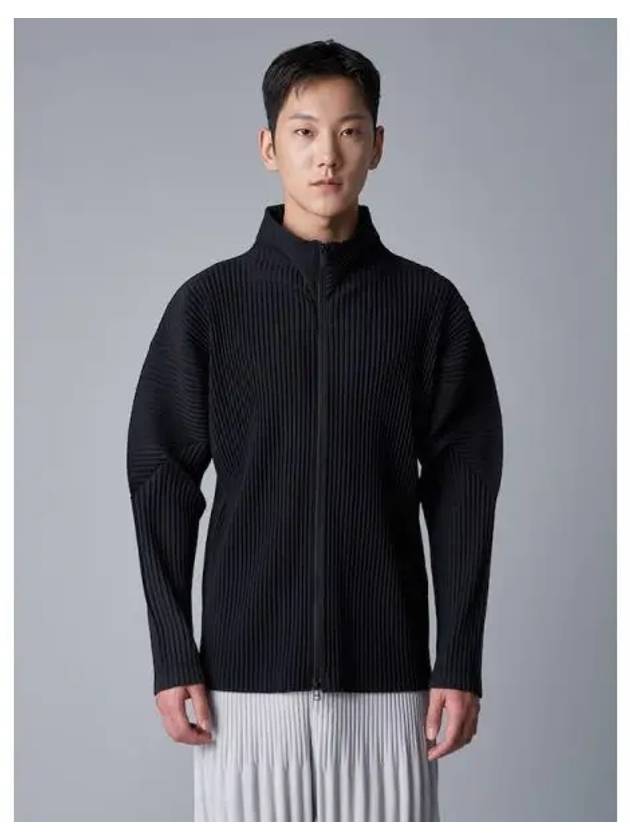 Basic high neck zip up sweatshirt black domestic product GM0024070244614 - ISSEY MIYAKE - BALAAN 1