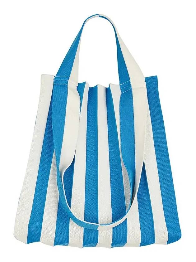 Two way shopper bag blue stripe - PLEATSMAMA - BALAAN 5