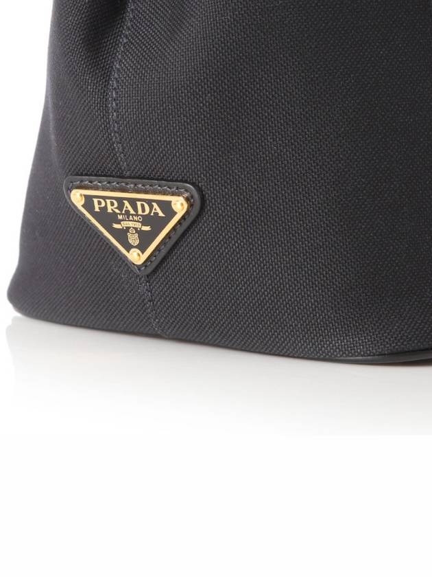 Classic logo jacquard tote bag black 1BA172 - PRADA - BALAAN 7