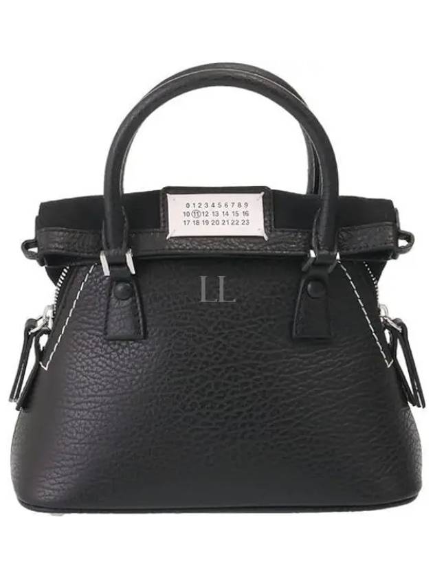 5AC Classique Micro Tote Bag Black - MAISON MARGIELA - BALAAN 2