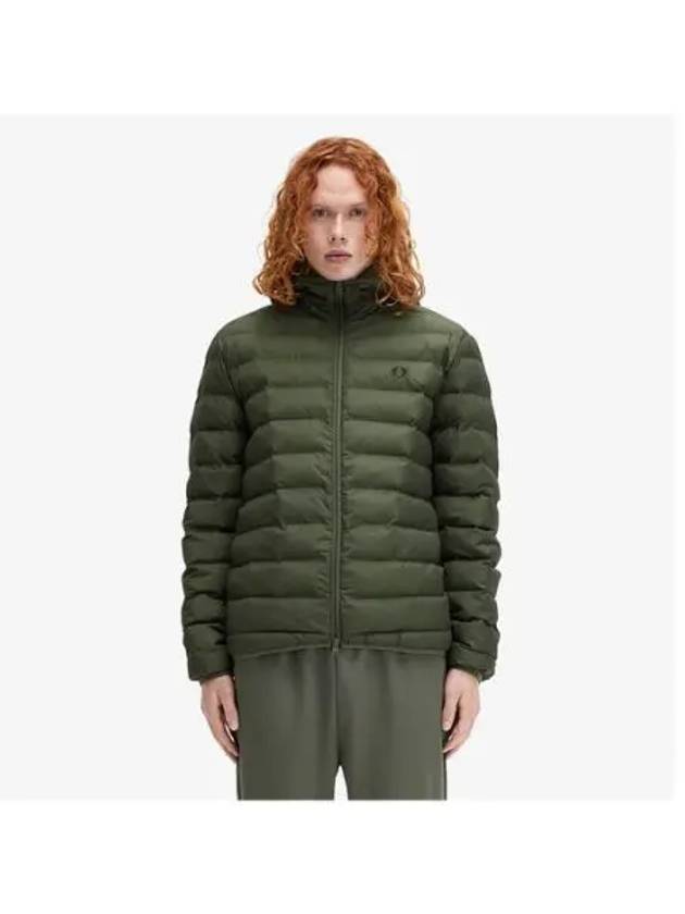 Fred Perry Sport Hooded Insulated Jacket Laurellis Green AFPM2438553 W19 - FRED PERRY - BALAAN 1