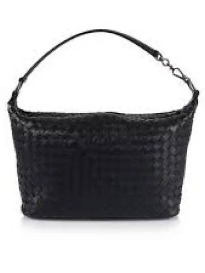 Women's Intrecciato Shoulder Bag Black - BOTTEGA VENETA - BALAAN 2