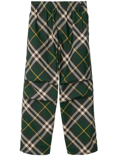 wide check pants 8082034 - BURBERRY - BALAAN 1