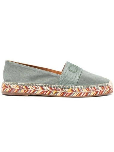 Piia Flat Espadrilles Green - CHLOE - BALAAN 1